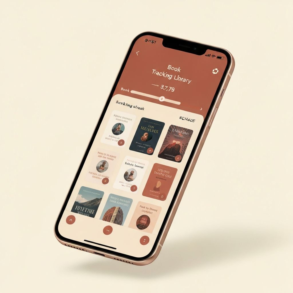 Lectores app mostrando la biblioteca personal con libros organizados